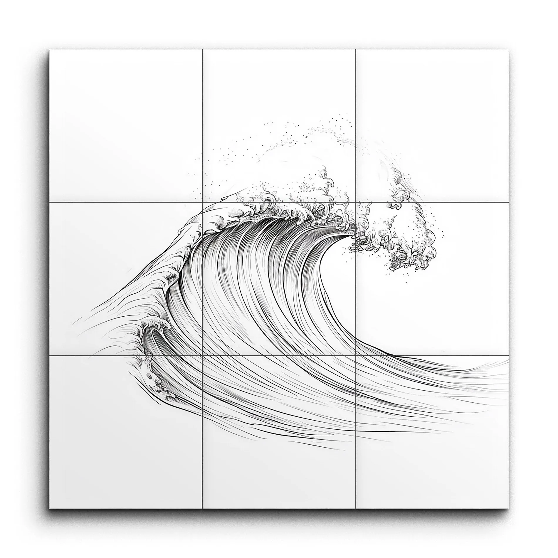Timeless Elegance: Japanese Wave Masterpiece