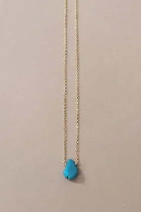 Turquoise Teardrop Chain